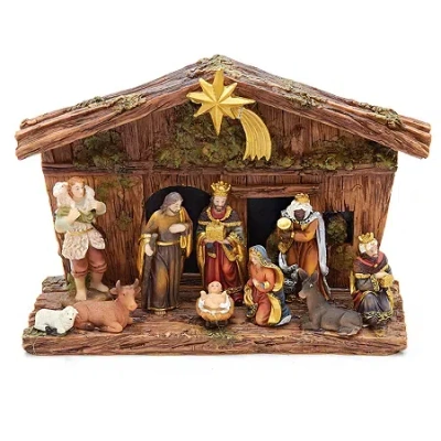Kurt Adler 11-piece Nativity Set In Multi
