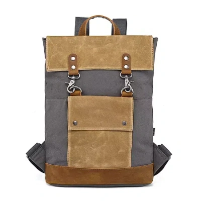 Tsd Brand Hillside Unisex Adult Adjustable Straps Backpack In Gray