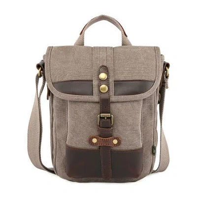 Tsd Brand Valley Trail Messenger Bag In Green