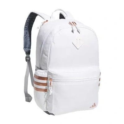 Adidas Originals Classic 3-stripes V Backpack In White