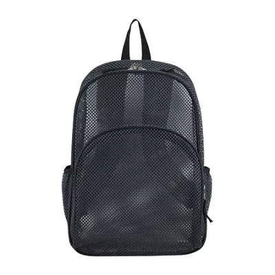 Eastsport Nylon Mesh Dome Backpack In Black