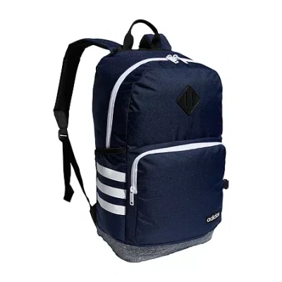 Adidas Originals Classic 3-stripes Backpack In Blue