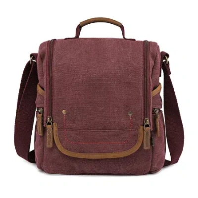 Tsd Brand Atona Traveler Crossbody Messenger Bag In Red