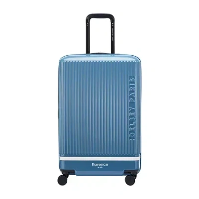Delsey Florence By Mills X  Paris Spin Me Away 24" Hardside Luggage In Blue
