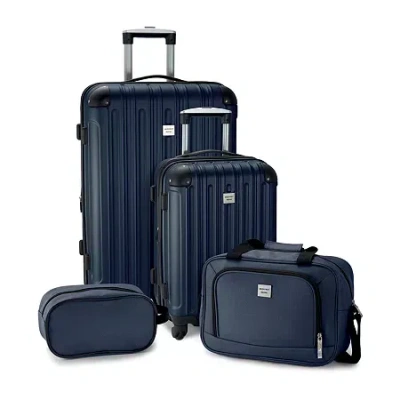 Geoffrey Beene Colorado 4-pc. Hardside Luggage Set In Blue