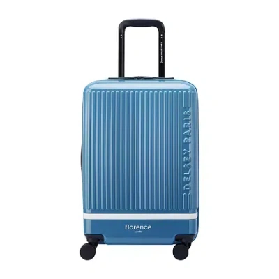 Delsey Florence By Mills X  Paris Spin Me Away 20" Hardside Luggage In Blue