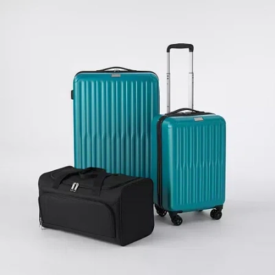 Protocol Cayman Hardside 3-pc. Luggage Set In Green