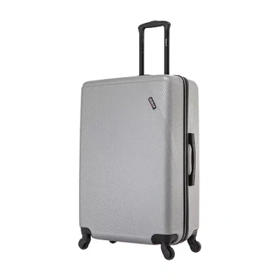 Dukap Discovery 28" Hardside Lightweight Spinner Luggage In Silver