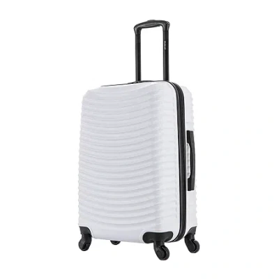 Dukap Adly 24" Hardside Lightweight Spinner Luggage In White