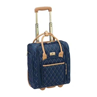 London Fog Queensbury 15" Softside Underseat Bag In Blue