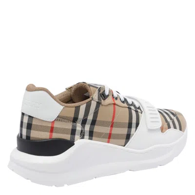 Burberry New Regis Check Sneaker In Multi