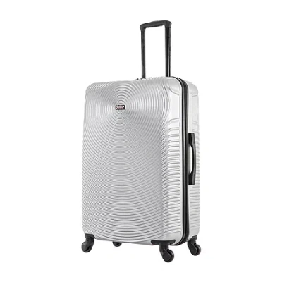 Dukap Inception 28" Hardside Lightweight Spinner Luggage In Silver