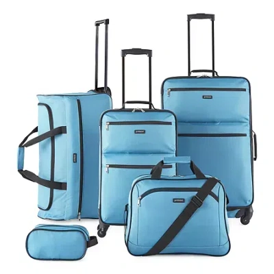 Protocol Bowden Softside 5-pc. Luggage Set In Blue