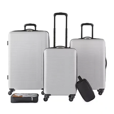 Protocol Phoenix Hardside 5-pc. Luggage Set In Gray