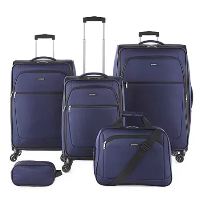 Protocol Court Softside 5-pc. Luggage Set In Blue