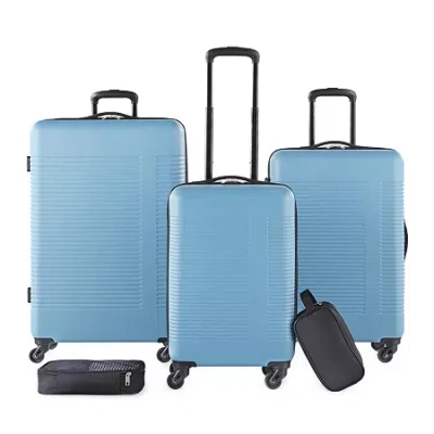 Protocol Phoenix Hardside 5-pc. Luggage Set In Blue