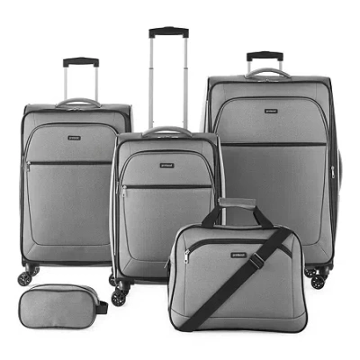 Protocol Court Softside 5-pc. Luggage Set In Gray