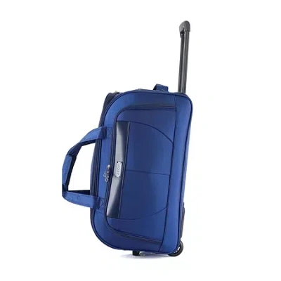 Izod Carol 20" Rolling Duffel In Blue
