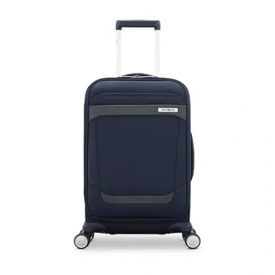 Samsonite Elevation Plus Softside Carry On Expandable Spinner In Blue