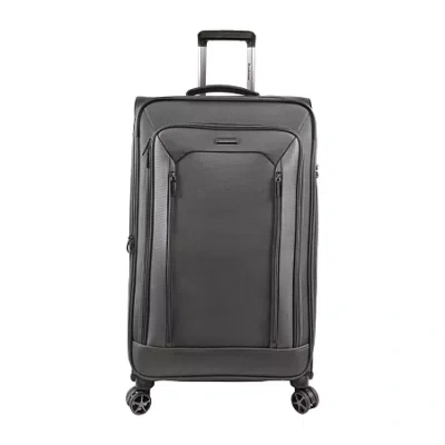 Brookstone Elswood 29" Softside Spinner Luggage In Gray