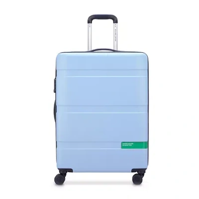 Delsey United Colors Of Benetton X  Paris Now! 23" Hardside Luggage In Blue