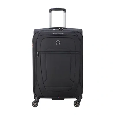 Delsey Paris Helium Dlx 25" Spinner Softside Luggage In Black
