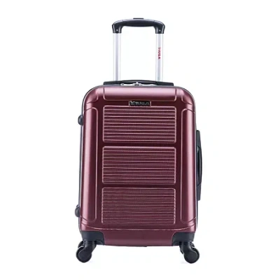 Inusa Pilot Lightweight Hardside Spinner 20" Carry-on Luggage In Red