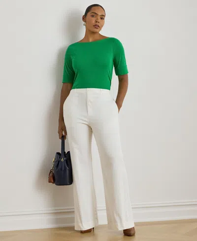 Ralph Lauren Plus Size Boat Neck T-shirt