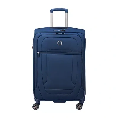 Delsey Paris Helium Dlx 25" Spinner Softside Luggage In Blue