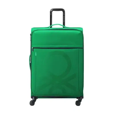 Delsey United Colors Of Benetton X  Paris Color Block 27" Softside Luggage In Green
