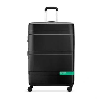 Delsey United Colors Of Benetton X  Paris Now! 27" Hardside Luggage In Black