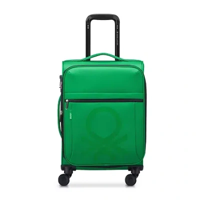 Delsey United Colors Of Benetton X  Paris Color Block 19" Softside Luggage In Green