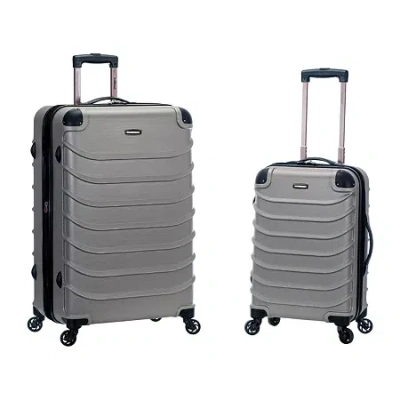 Rockland 2-pc. Hardside Expandable Luggage Set In Silver