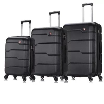 Dukap Rodez Lightweight Hardside 3-pc Set In Black