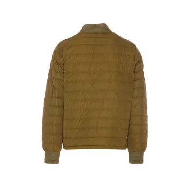 Burberry Men Dalham B Shield Logo Down Jacket In Green