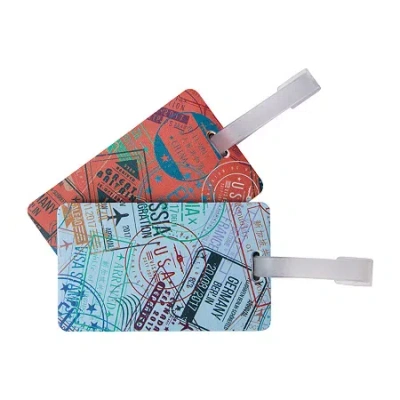 Travelon Set Of 2 Luggage Tags In Black