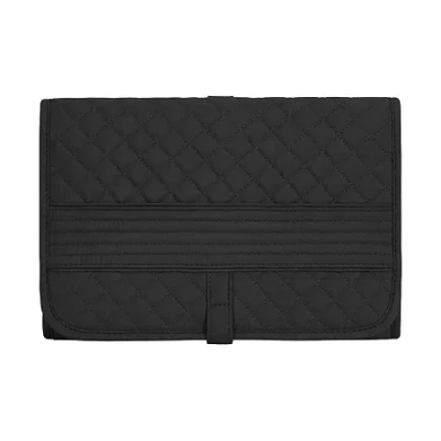 Travelon Boho Trifold Hanging Toiletry Kit In Black