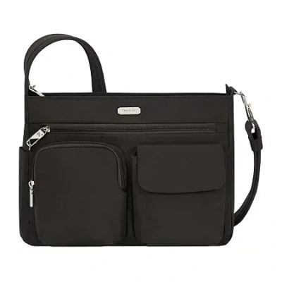 Travelon Essentials Anti-theft Patch Pocket Crossbody In Black