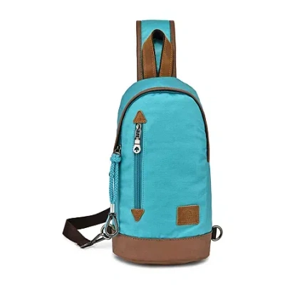 Tsd Brand Urban Light Sling Bag Backpack In Blue