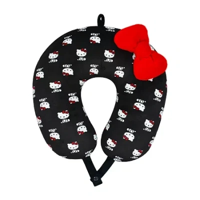 Ful Hello Kitty Portable Travel Neck Pillow In Black