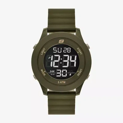 Skechers Mens Green Strap Watch Sr5223 In Green