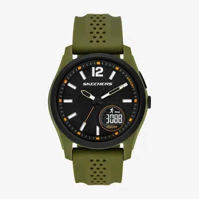 Skechers Mens Green Strap Watch Sr5270 In Green