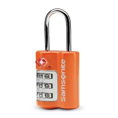 Samsonite 3 Dial Travel Sentry Combo In Orange