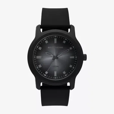 Skechers Mens Black Strap Watch Sr5218 In Black