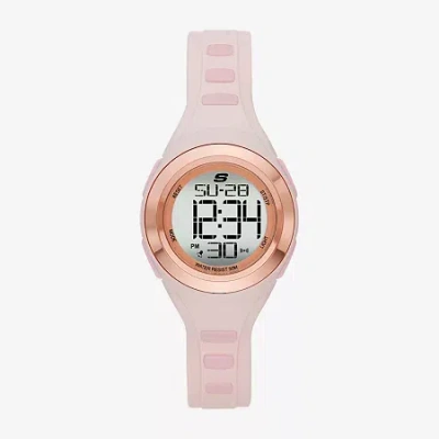 Skechers Womens Pink Strap Watch Sr2115 In Pink