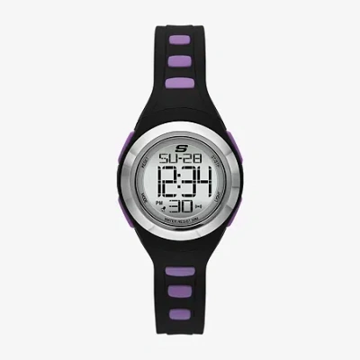 Skechers Womens Black Strap Watch Sr2144 In Black