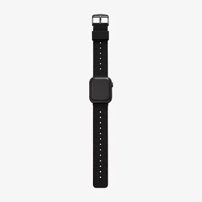 Skechers Apple Watch Compatible Mens Black Watch Band Srs1000 In Black