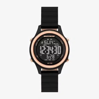 Skechers Womens Black Strap Watch Sr6347 In Black