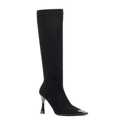 Torgeis Womens Karolia Stiletto Heel Over The Knee Boots In Black