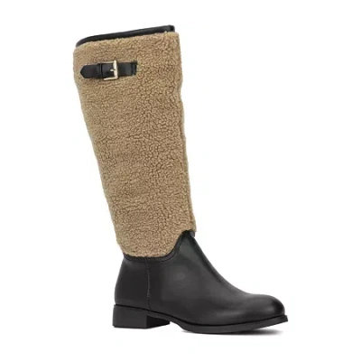 Torgeis Womens Misty Flat Heel Dress Boots In Brown